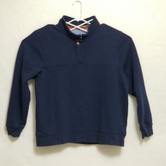Orvis 1/4 Zip Sweatshirt Blue Cotton Blend XXL - Picture 1 of 6